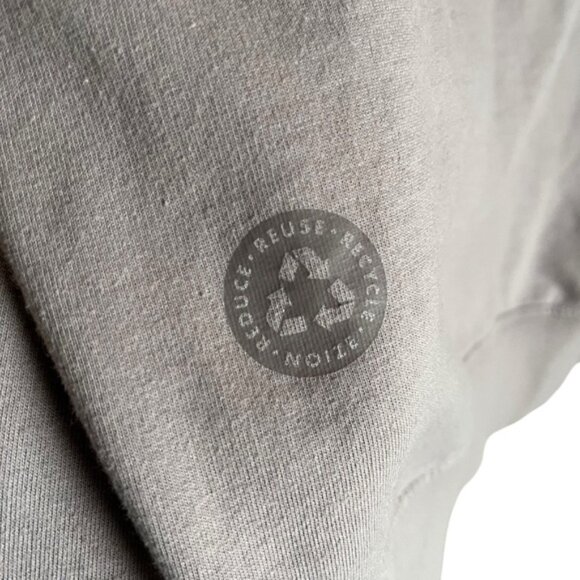 Noize Matea Sweatshirt XS Taupe Vegan Cruelty Free Sustainable - Picture 9 of 13